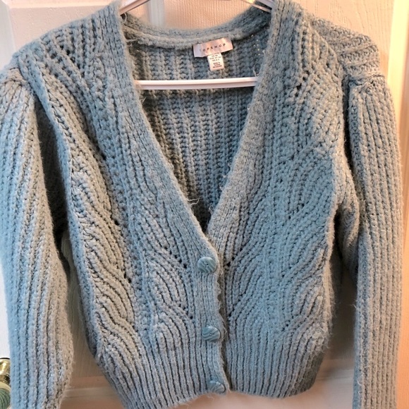 Topshop Blue Cardigan - Picture 3 of 7